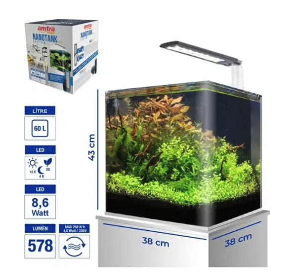 AMTRA NANO TANK 60LT (38X38X43)1670000190224