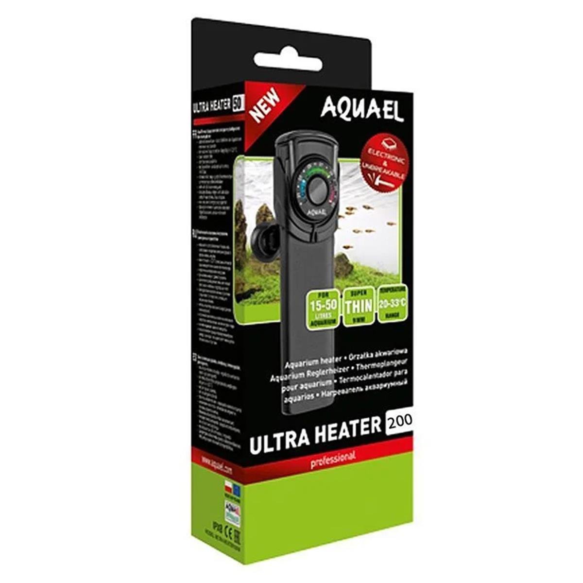 AQUAEL KIRILMAZ PLASTİK KASALI KALİBRASYONLU 200W ISITICI5905546326087