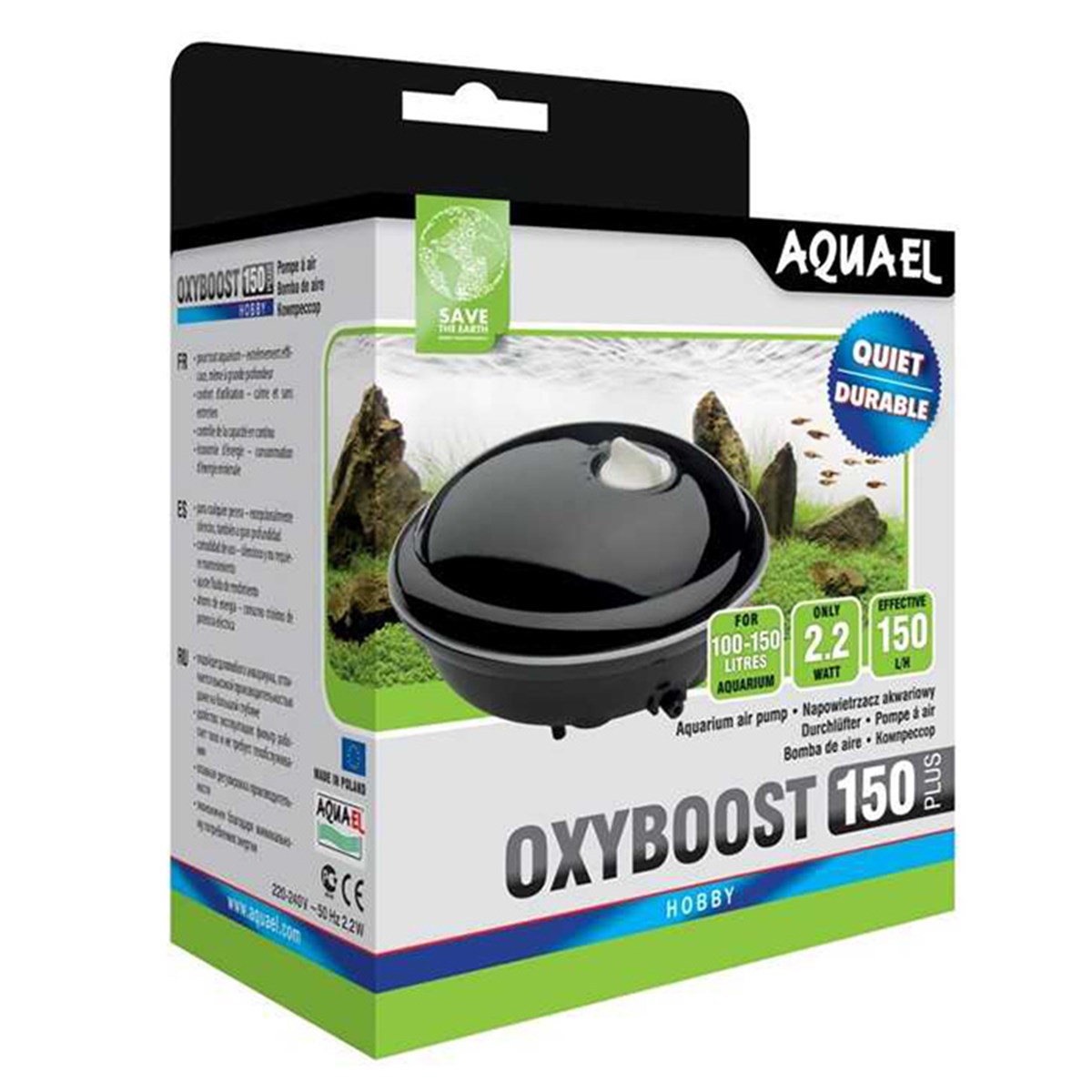 AQUAEL OXYBOOST AP 150 PLUS Sessiz Hava Motoru5905546190978