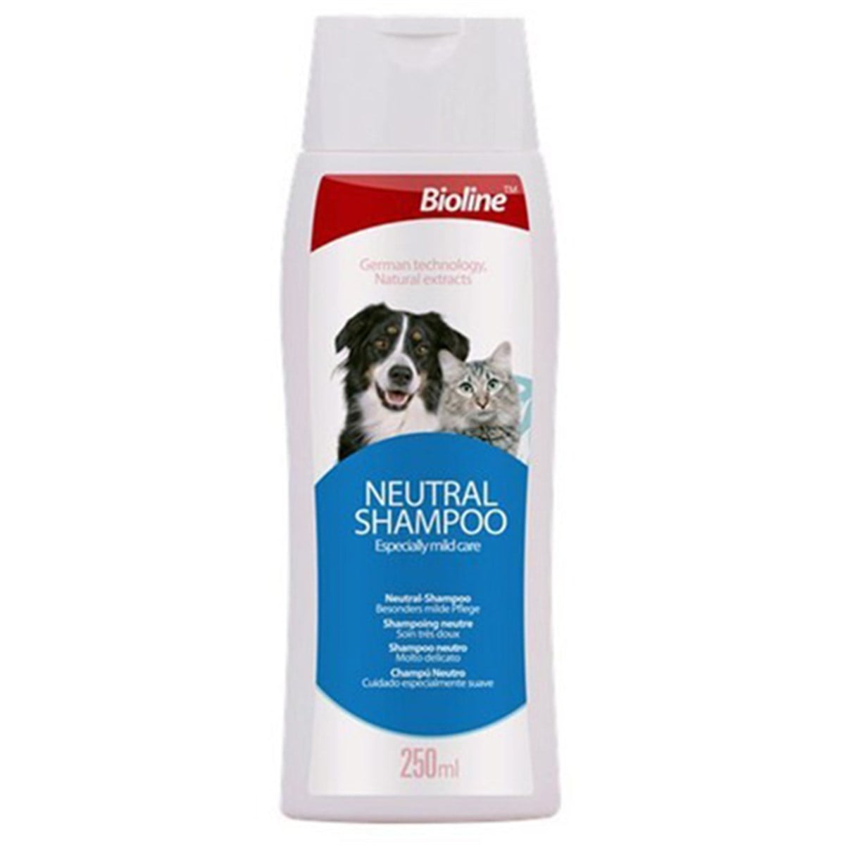 BIOLINE KEDİ VE KÖPEK İÇİN ŞAMPUAN 250ML6970117120066