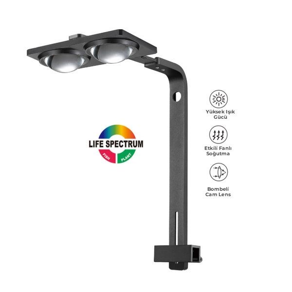 Coco 20W Rgb Mod Ayarlı Led Akvaryum Aydınlatma 200x80 Mm6979937892030