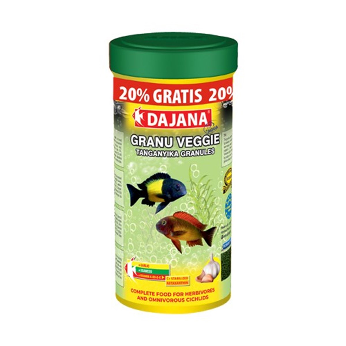 DAJANA GRANU VEGGİE GARLİC 250 ML+50 ML (150 GR)8594196550767