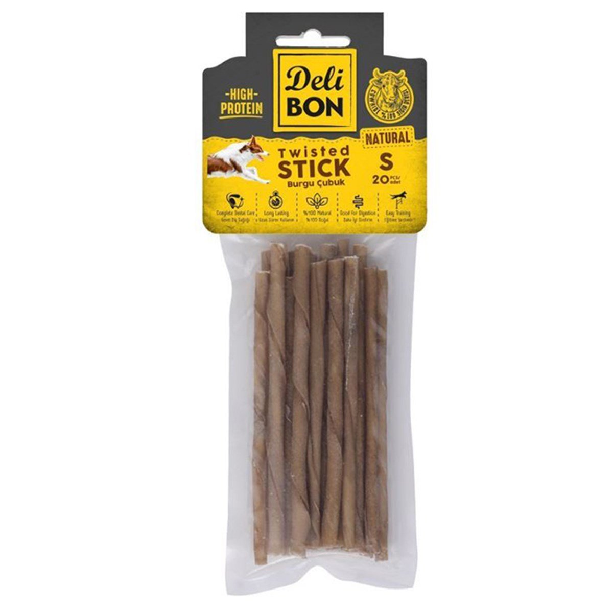 DERİ BURGU ÇUBUK İNCE BOY 20Lİ PAKET NATUREL İNCEX20AD.8680782160226