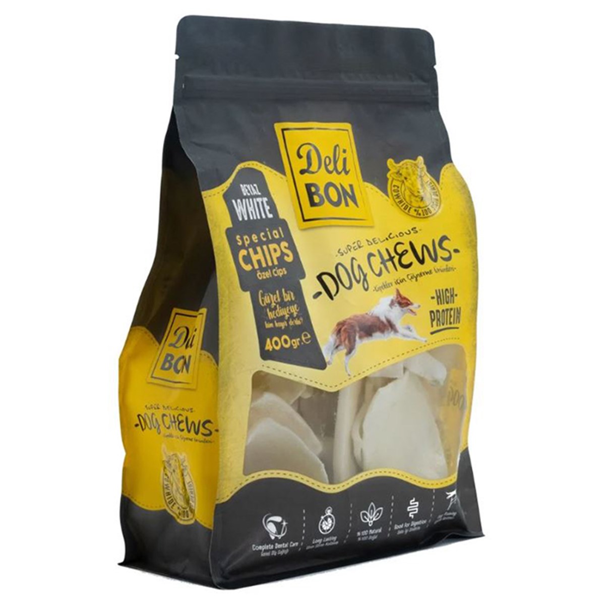 DERİ CİPS 400GR TORBA BEYAZ CIPSX400GR8680782160455
