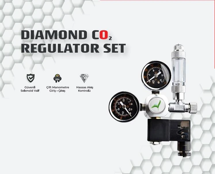 DIAMOND CO2 REGÜLATÖR PREMİUM SET (TELEFON KONTROLLÜ)6936123148609