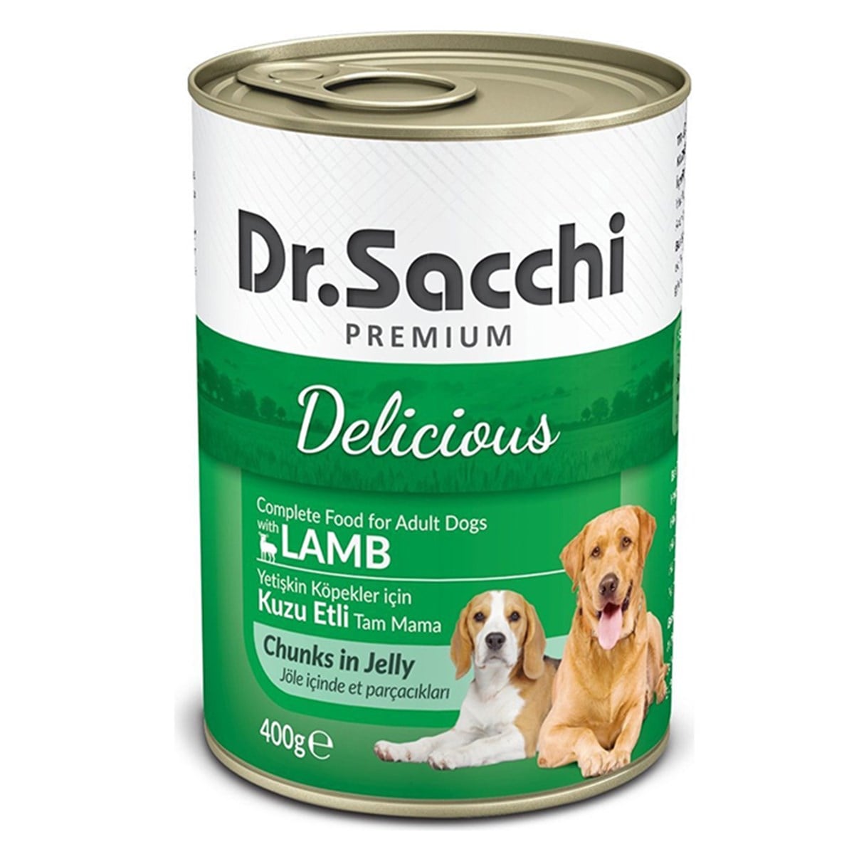 DR.SACCHİ KUZU ETLİ KÖPEK KONSERVESİ 400 G8690286588617