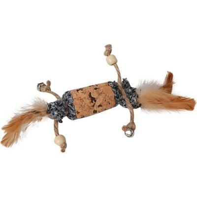EASTLAND ÇINGIRAK TÜYLÜ MANTAR KEDİ OYUNCAĞI 9,5X3,5 CM