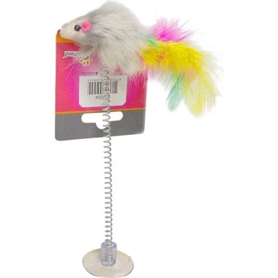 EASTLAND VANTUZLU VE YAYLİ FARE KEDİ OYUNCAK 7.5 CM