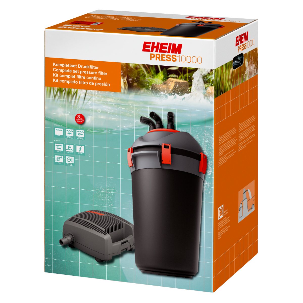EHEIM POND PRESS HAVUZ FİLTRESİ 10000L/H4011708520147