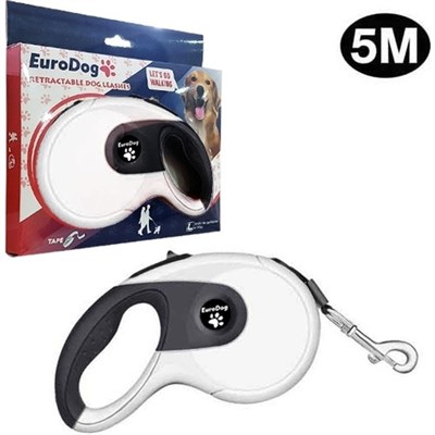 EURO DOG GEZDIRME 5M SİYAH BEYAZ
