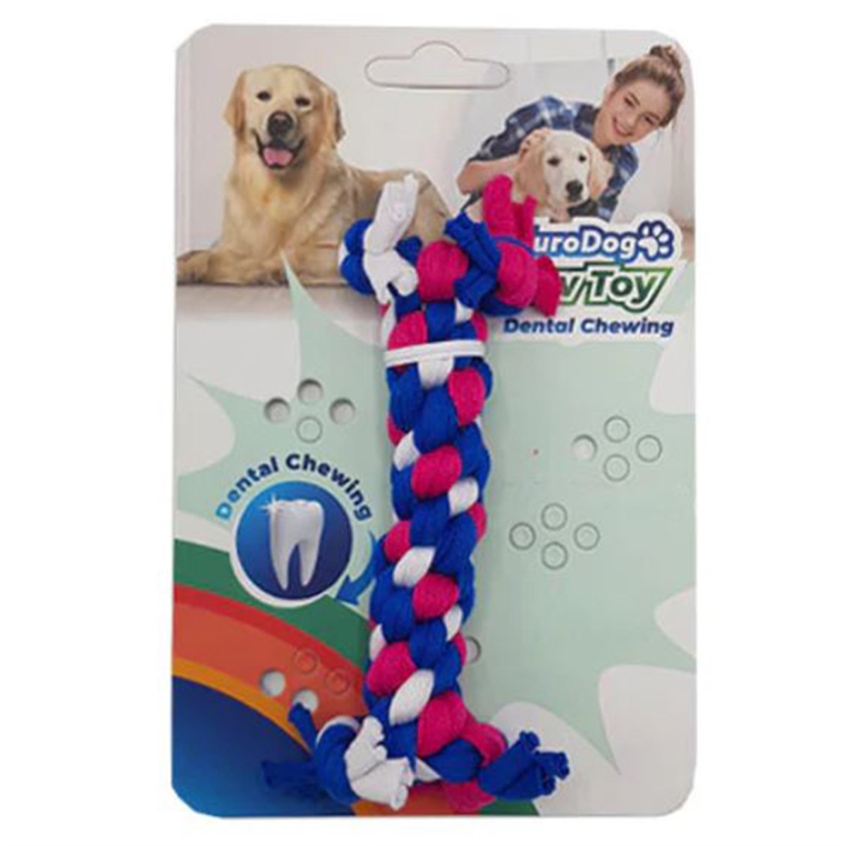 EURODOG DIS KASIMA IPI 10CM (MAVI-KIRMIZI-BEYAZ)8681144193562
