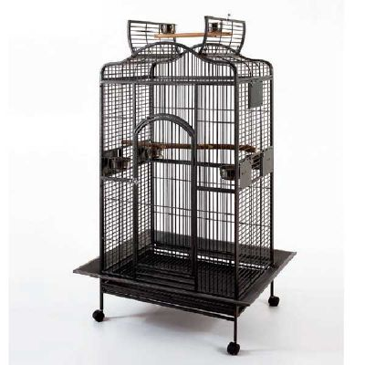 EUROGOLD BÜYÜK PAPAĞAN KAFESİ QH24-4032 101X81X184 (12440) 2 PARÇA SİYAH1830000189363