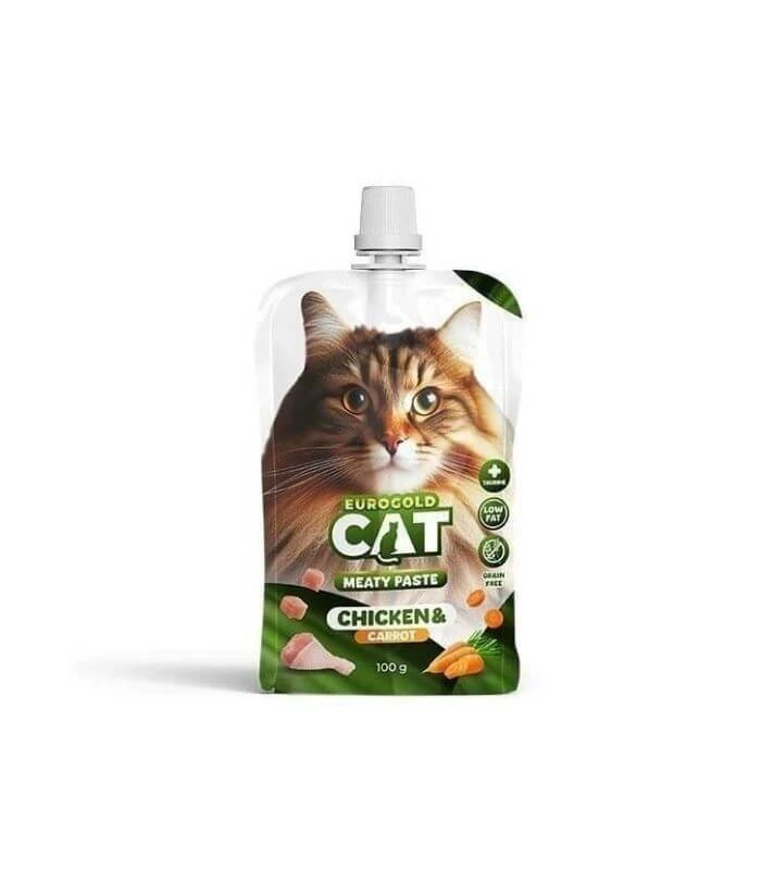 EUROGOLD CAT ET EZMESİ TAVUK-HAVUÇ 100 GR8681144151753
