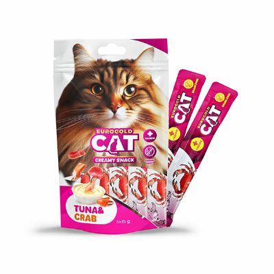 EUROGOLD CAT SIVI KEDİ ÖDÜLÜ TON - YENGEÇ 5X15GR8681144151661