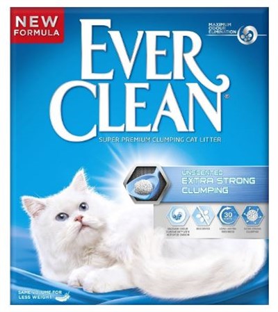 EVER CLEAN EXTRA STRONG UNSCENTED EKSTRA GÜÇLÜ KOKUSUZ KEDI KUMU 6 LT