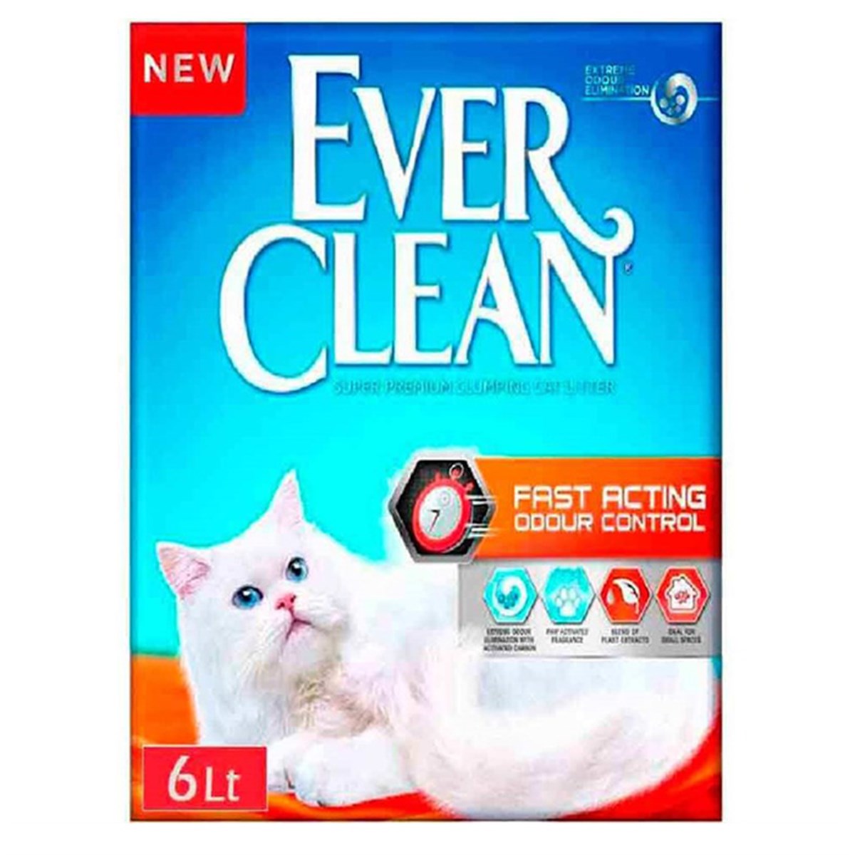 EVER CLEAN FAST ACTING (HIZLI TOPAKLANMA) KOKULU KEDI KUMU 6 LT5060412212496