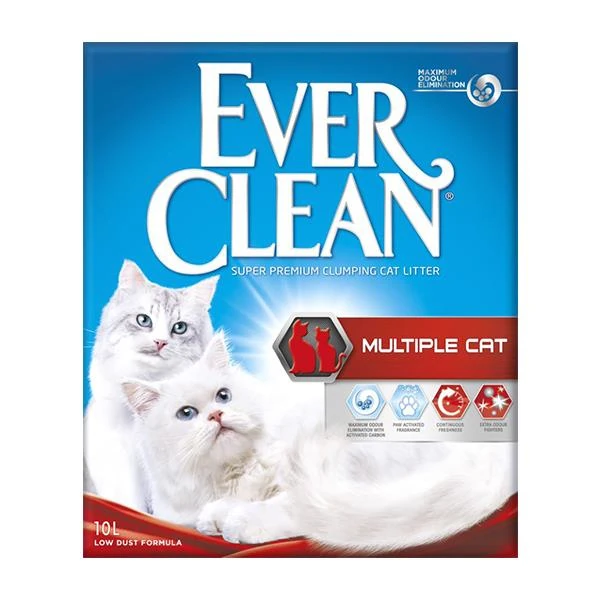 EVER CLEAN MULTİPLE CAT EXTRA GÜCLÜ TOPAKLASAN KEDİ KUMU 10 LT5060255492253