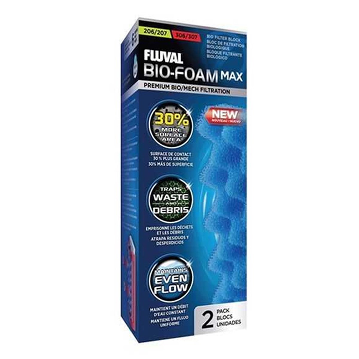 FLUVAL 207/307 İÇİN FİLTRE MALZEMESİ BİO FOAM MAX015561101882