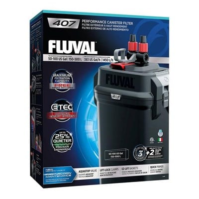 Fluval 407 Dış Filtre 1450 Litre / Saat