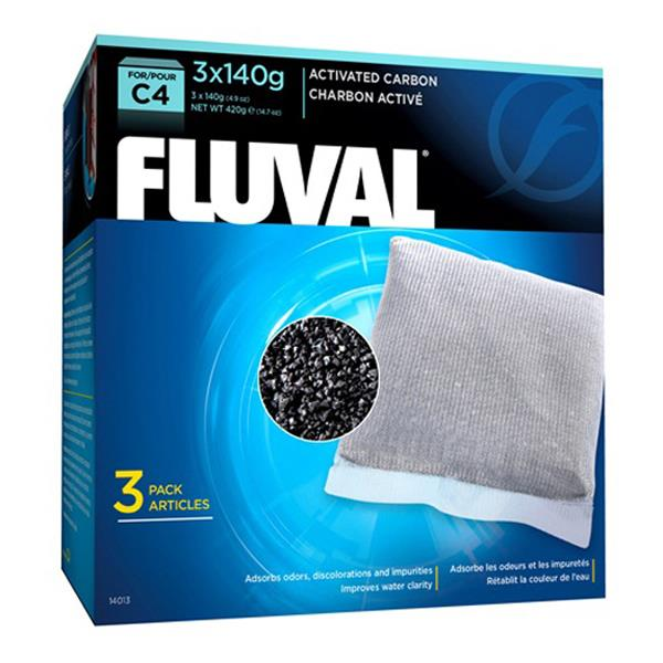 Fluval C4 Filtre Karbonu (3x140 Gr)015561140133