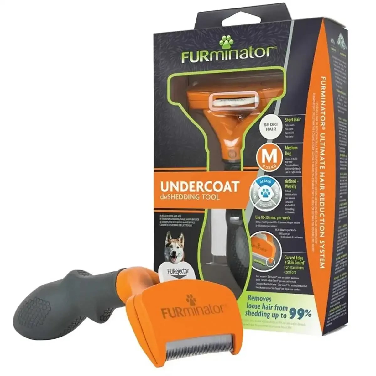 Furminator Kısa Tüylü Köpek Tarağı M4048422151388
