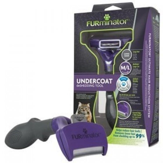 Furminator Uzun Tüylü Kedi Tarağı L4048422141280