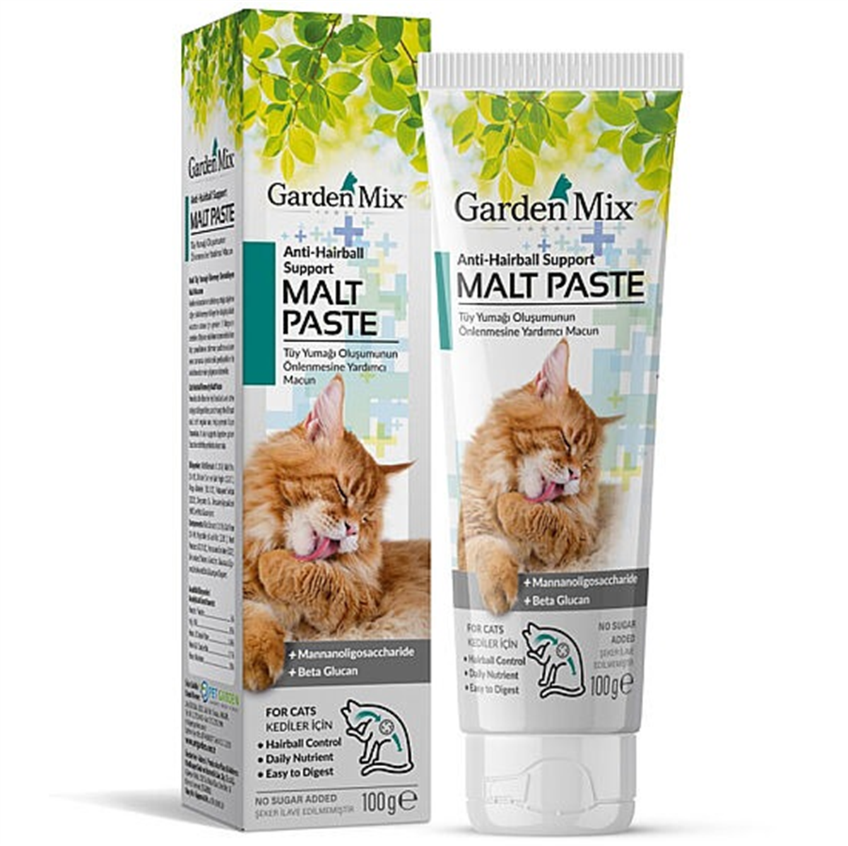 GARDEN MIX ANTI HAIRBALL KEDİ MALT MACUNU 100 GR8681085430429