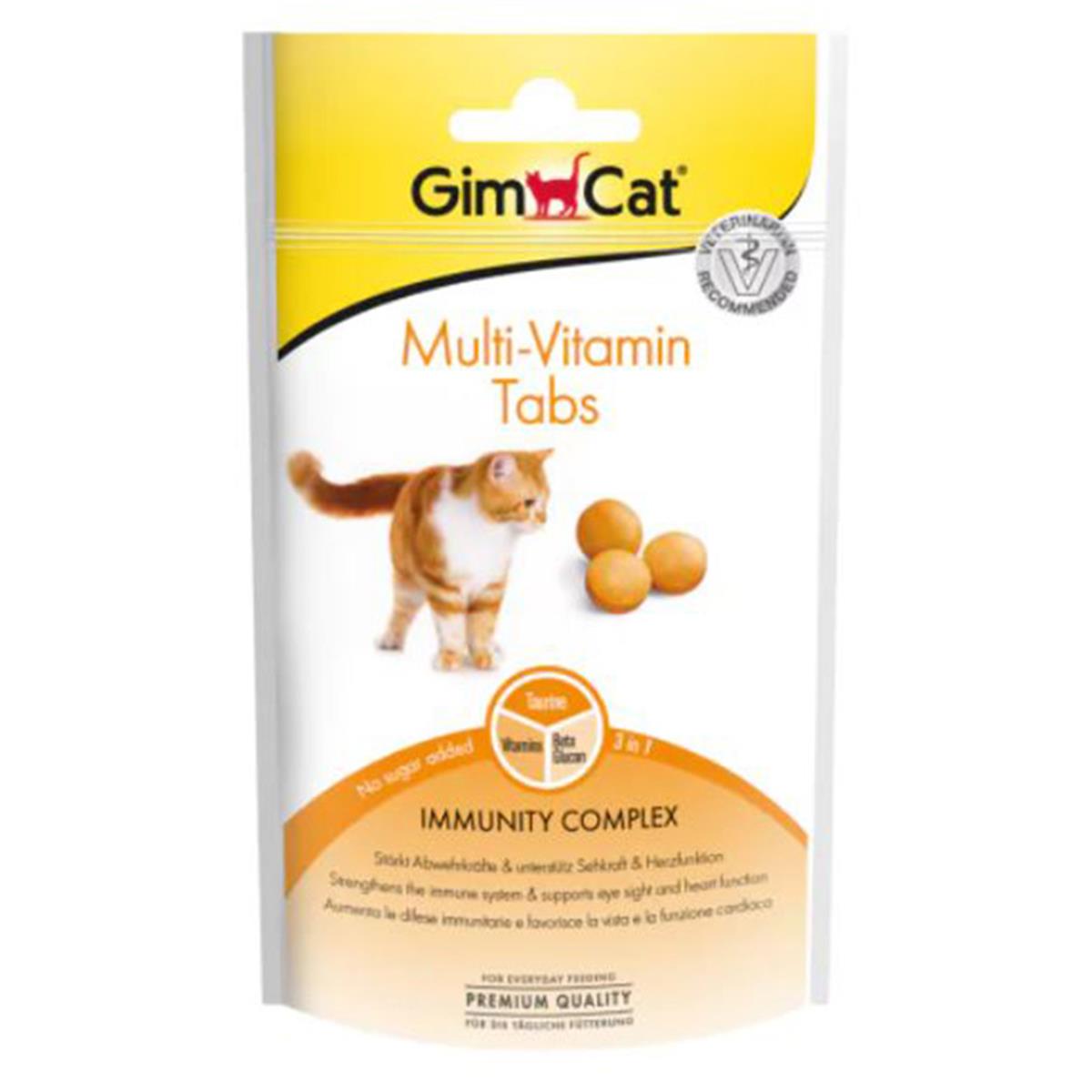 GİMCAT MULTİVİTAMİN TABS KEDİ ÖDÜLÜ 40 GR4002064418704