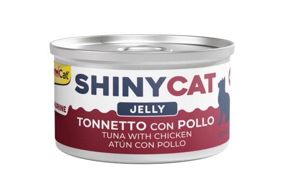 GimCat ShinyCat Ton Balıklı ve Tavuklu Jöleli Kedi Konservesi 70 gr4002064413105