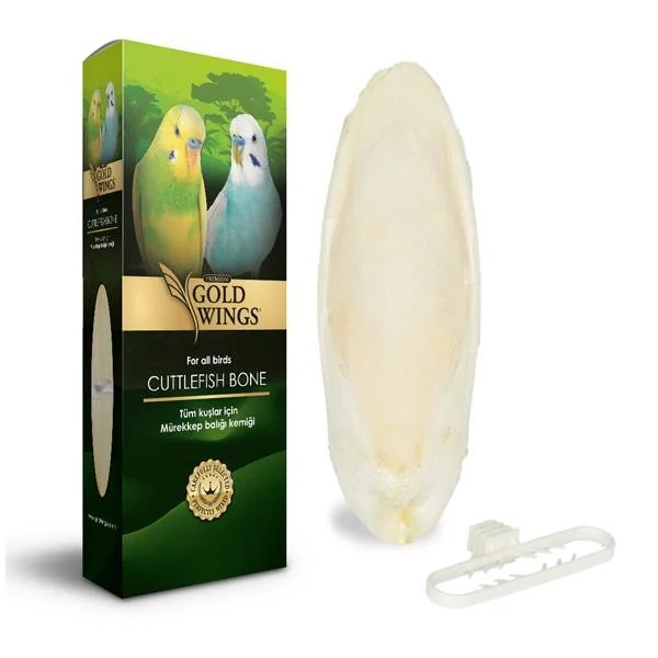 GOLD WİNGS PREMİUM MÜREKKEP BALIĞI KEMİĞİ GAGA TAŞI KÜÇÜK BOY8680468042099