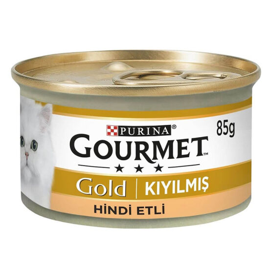 Gourmet Gold Kıyılmış Hindili Kedi Yaş Mama 85 gr8445292081443