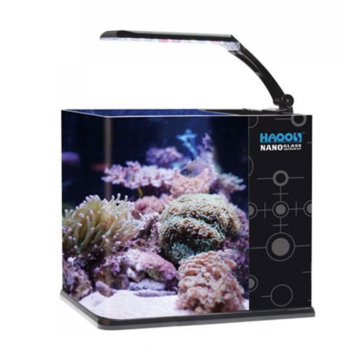 HAQOS CUBE-25 LED AYDINLATMALI NANO AKVARYUM 25X26X28,5CM8690000435920