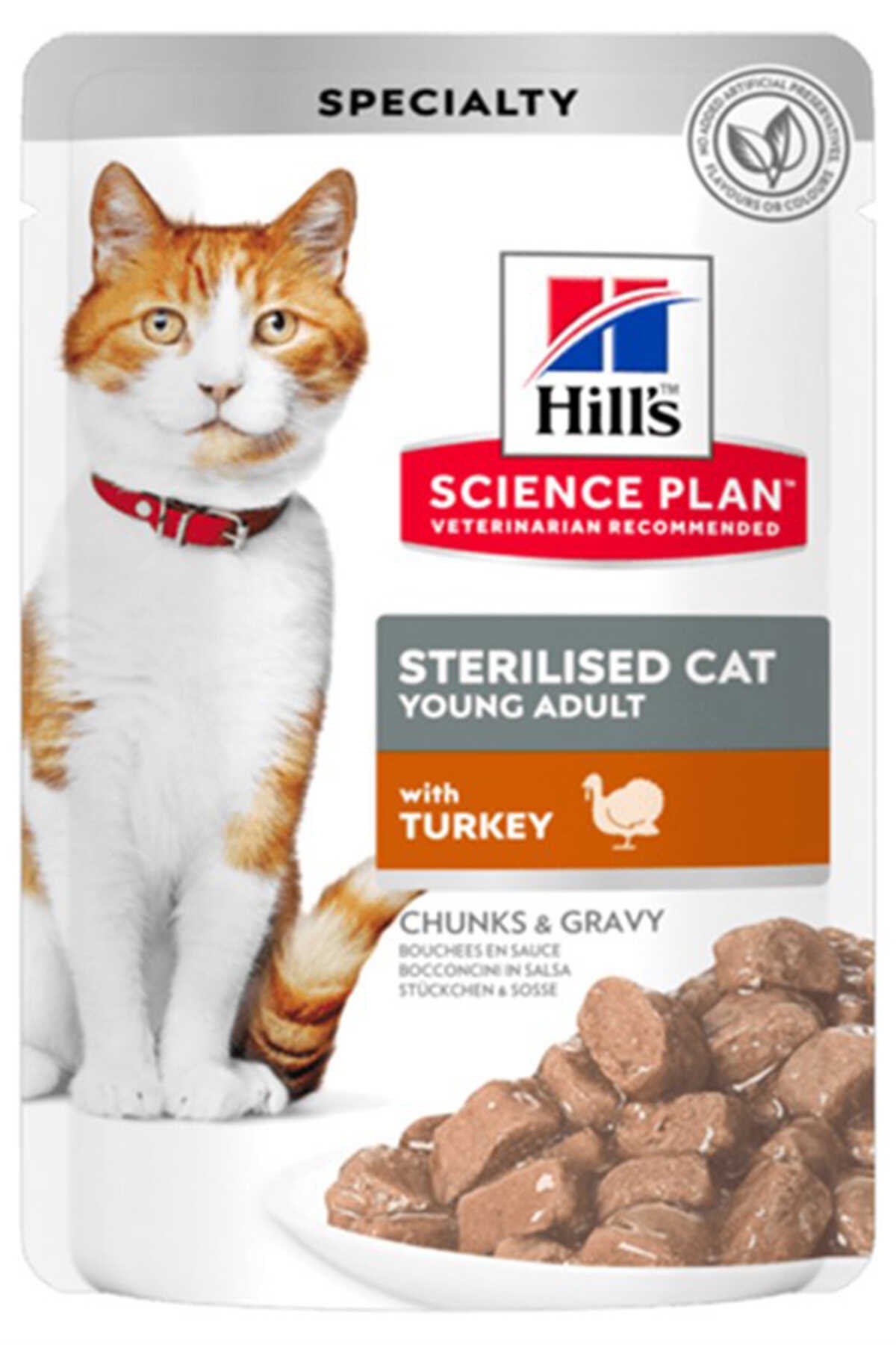 Hill's Science Plan Hindili Kısırlaştırılmış Kedi Yaş Maması 85 gr052742376509