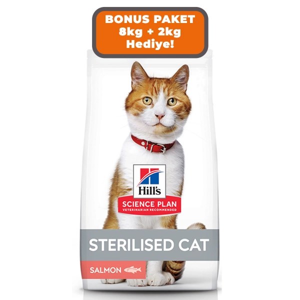 Hill's Science Plan Somonlu Kısırlaştırılmış Yetişkin Kedi Maması 10 kg052742071374