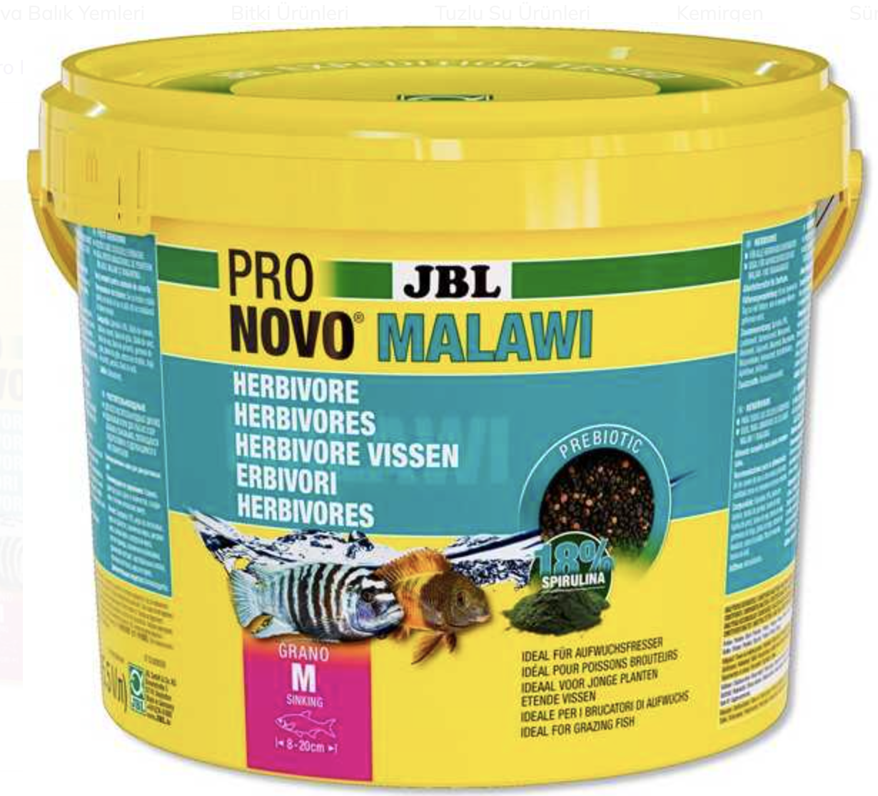 JBL PRONOVO MALAWI GRANO M 5,5 LİTRE (2750 GR)4014162312136