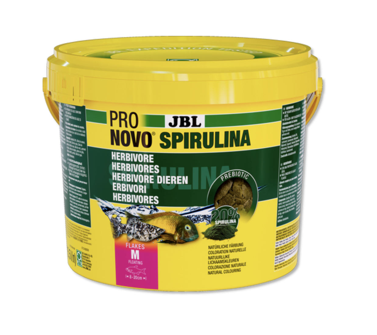 JBL PRONOVO SPIRULINA FLAKES M 5,5 L (950 GR)4014162311344