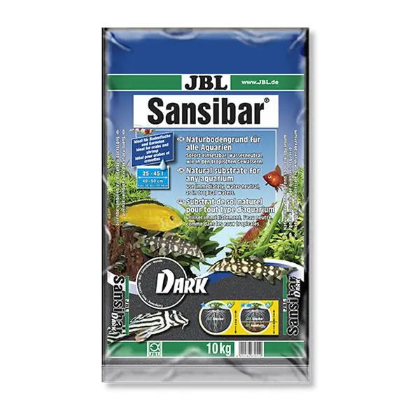 JBL SANSİBAR SİYAH 0,2-0,5 MM 5 KG KUM4014162030481