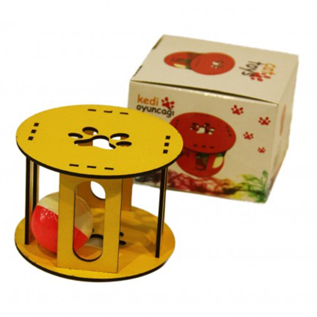 KEDİ OYUNCAĞI YUVARLAK 11 CM8697458625071