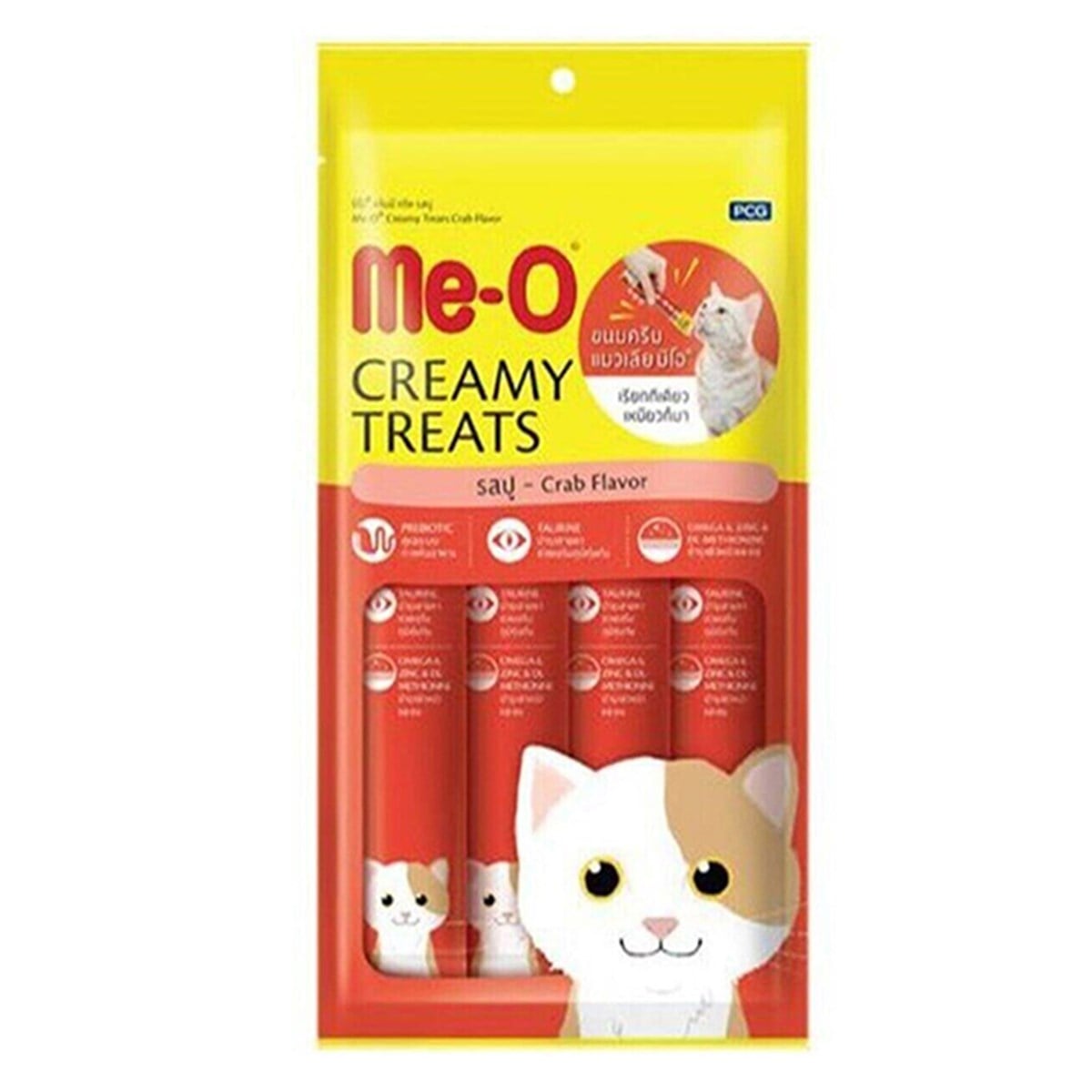 ME-O CREAMY YENGEÇ ETİ VE TON BALIKLI KEDİ ÖDÜLÜ 4X15 GR8850477013711