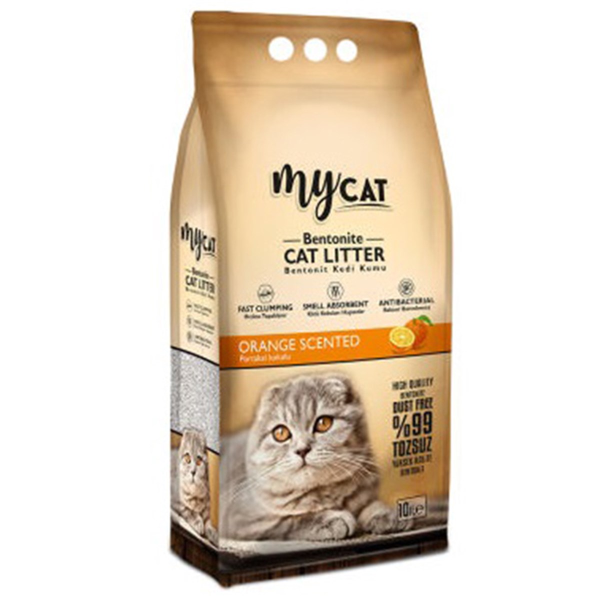 MYCAT KEDİ KUMU PORTAKAL 10LT8681030129538