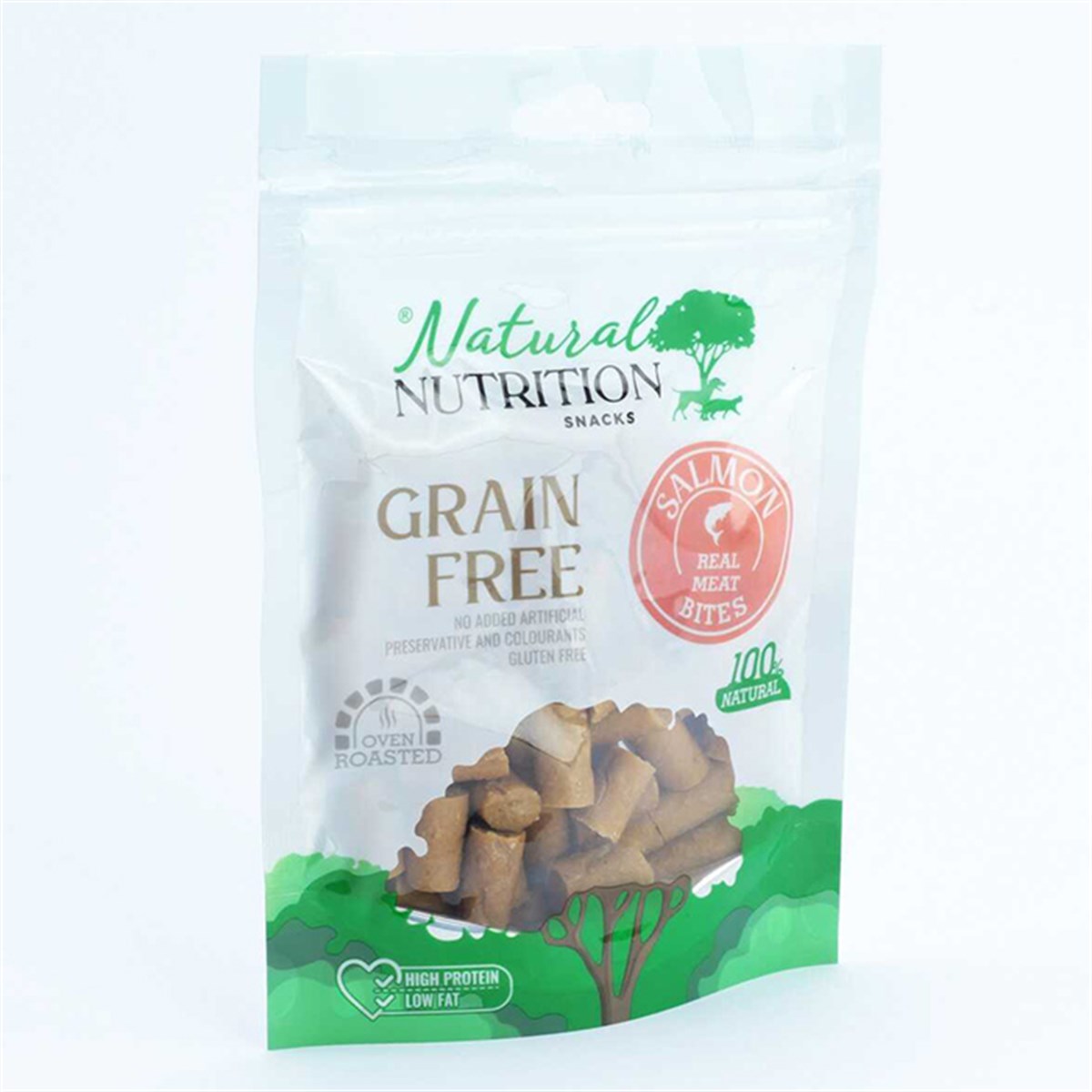 NATURAL NUTRİTİON SOMON ETİ MİNİK TANELER KÖPEK ÖDÜLÜ 75 GR8683497000597