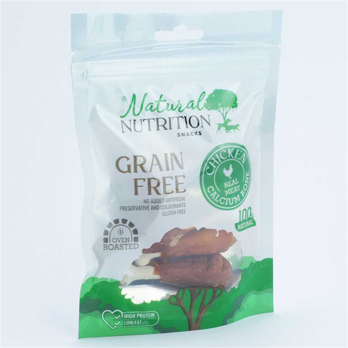 NATURAL NUTRİTİON TAVUK ETİ KALSİYUM KEMİK KÖPEK ÖDÜLÜ 75 GR8683497000610