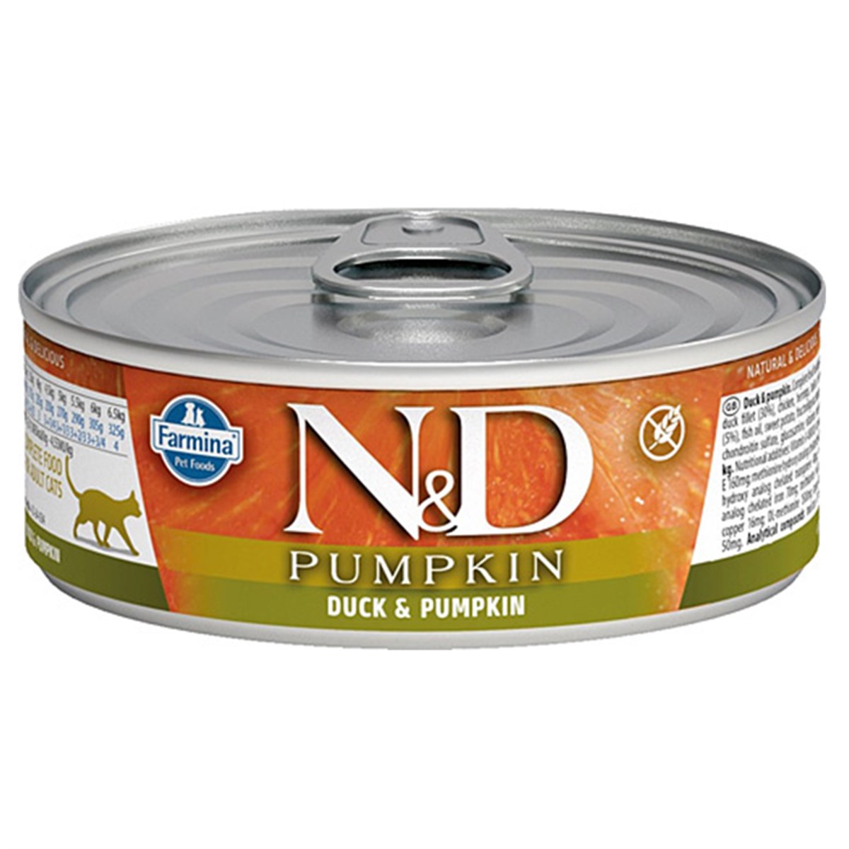 N&D BALKABAKLI ÖRDEKLİ KEDİ KONSERVESİ 80 GR8606014102093