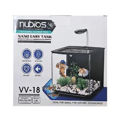 NUBİOS MASASÜSTÜ PLASTİK AKVARYUM SETİ 3,7L FAUNUS774229142710
