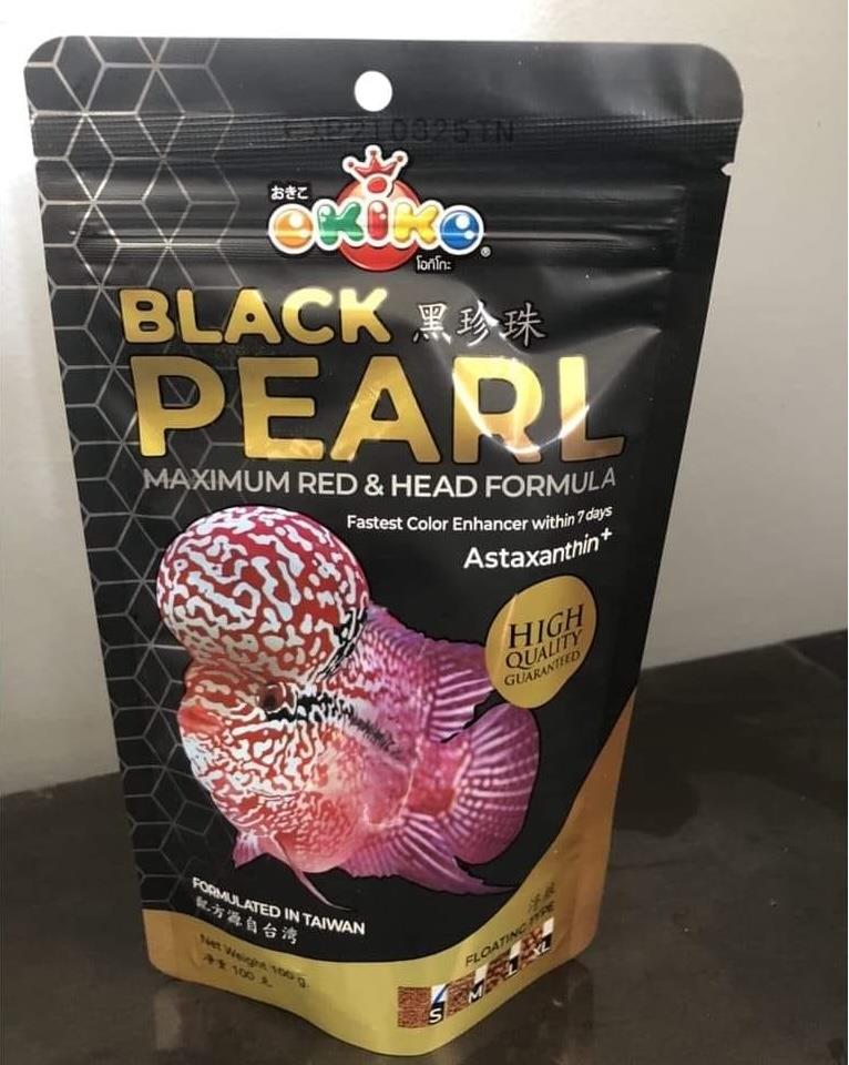 OKİKO HEAD HUNCHER FLOWERHORN KAFA YAPMA YEMİ SİYAH L 100 G8857110850696
