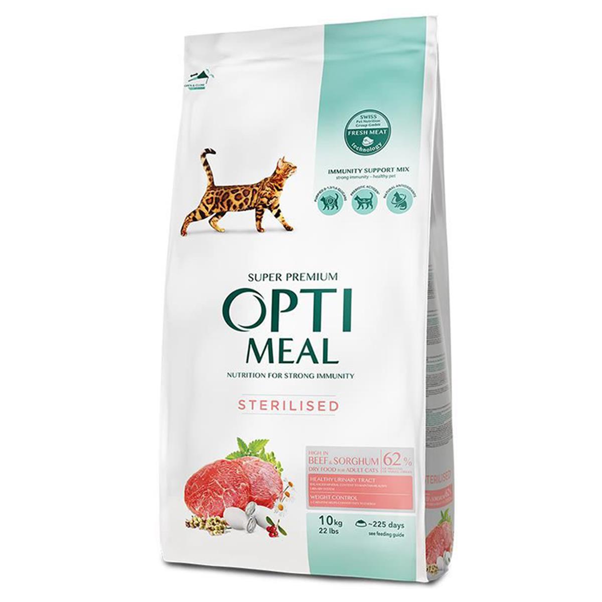 OPTIMEAL DANA SORGUM KISIR KEDİ MAMASI 10KG4820215364355
