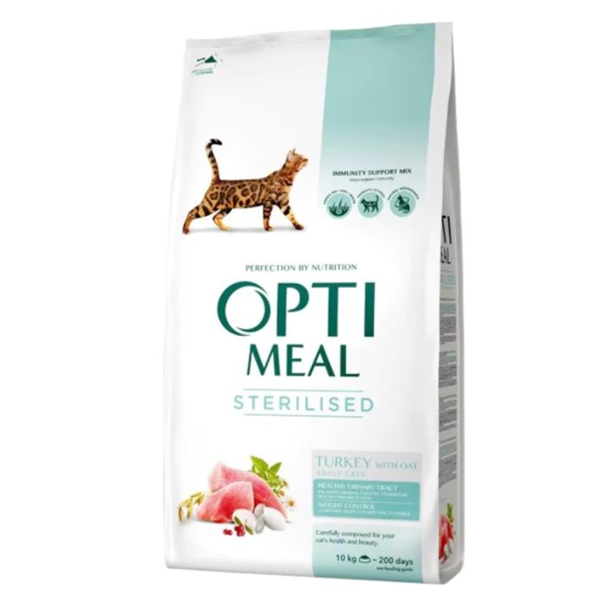 OPTIMEAL HİNDİLİ KISIR KEDİ 1 KG5612