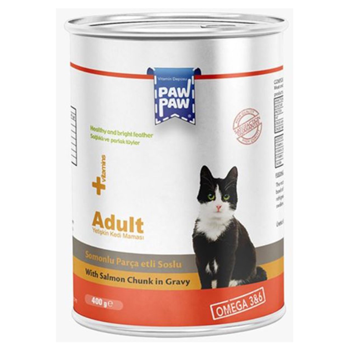 PAW PAW KEDİ SOMONLU 400 GR8681692801032