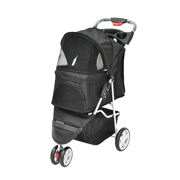 PAWİSE KÖPEK ARABASI SİYAH 68X46X100 CM8886467525186
