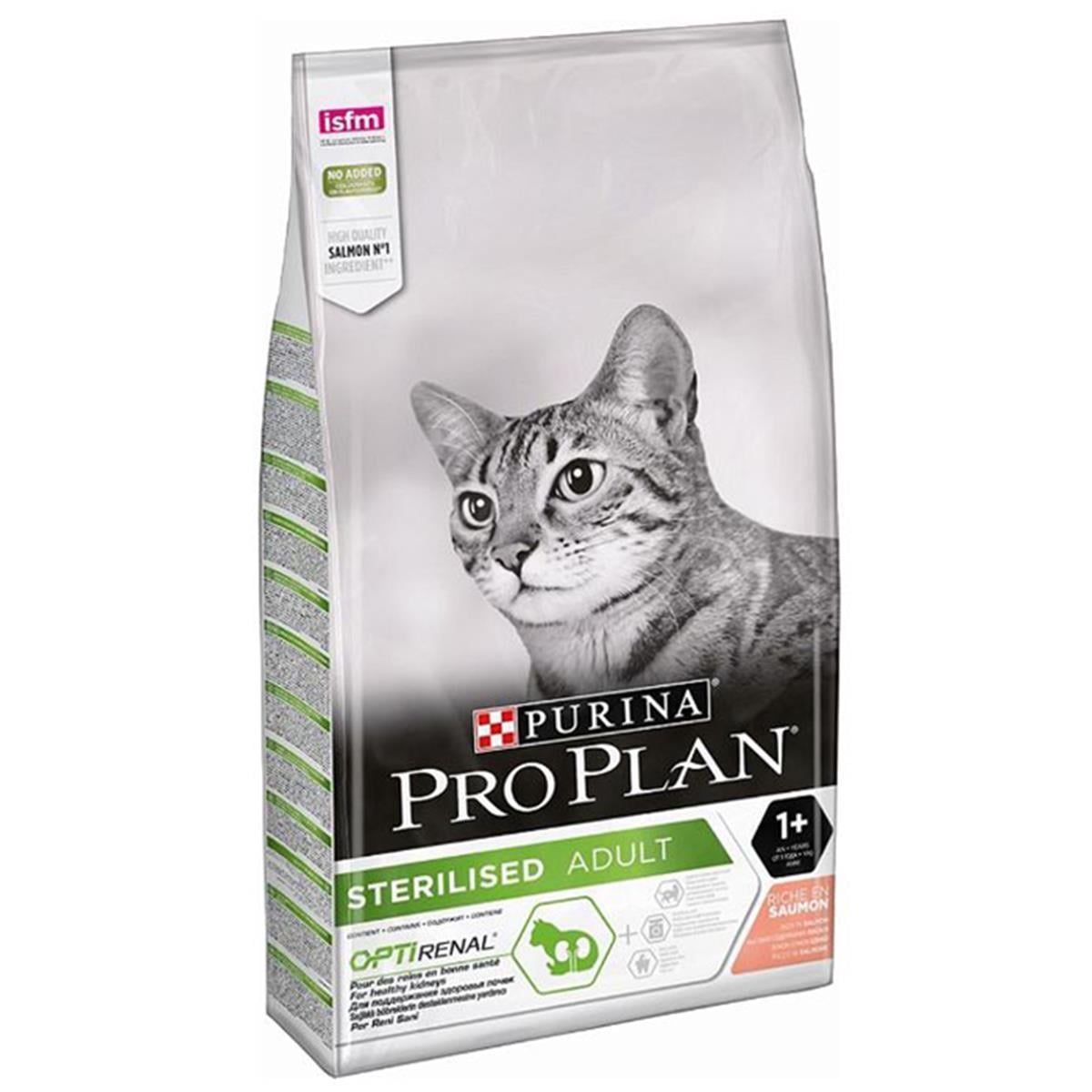 PROPLAN KISIRLAŞTIRILMIŞ SOMON BALIKLI KEDI MAMASI 10 KG7613033566523